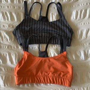 Two Oiselle Sports Bras Small